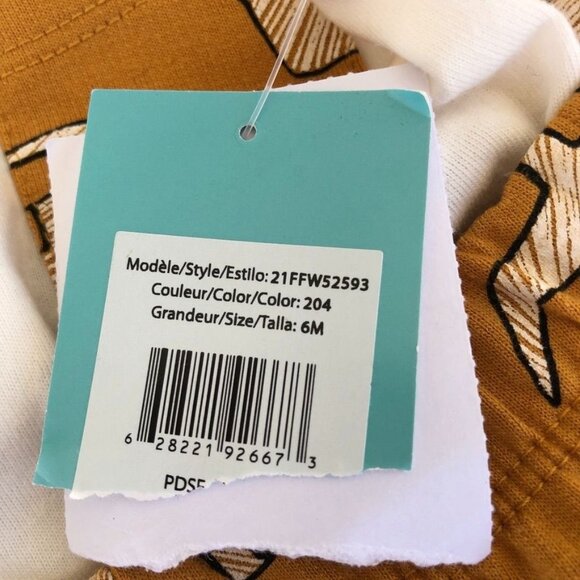 PL:Baby 3 Piece Matching Set Sweatpants Sweatshirt Bodysuit 6M - Picture 12 of 12